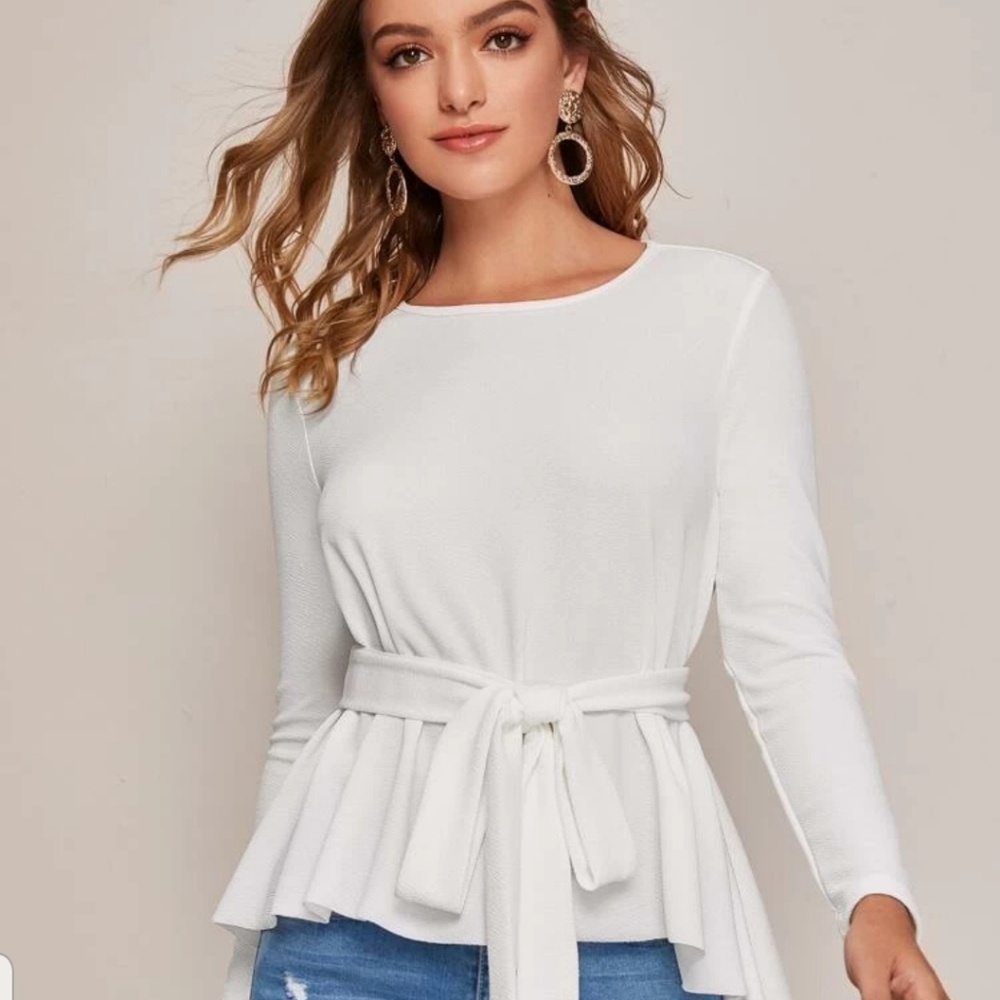 Shein white blouse must bundle